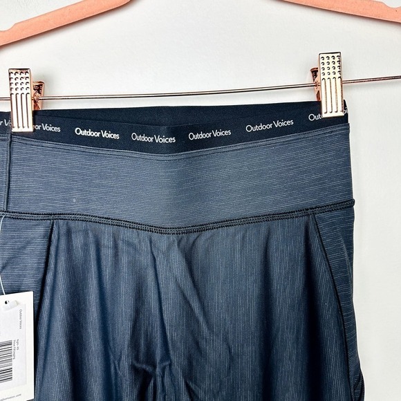 Outdoor Voices NWT Black High Waist TechSweat Thrive 7/8 Leggings Size XS - Picture 3 of 6